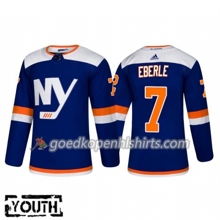 New York Islanders Jordan Eberle 7 Adidas 2018-2019 Alternate Authentic Shirt - Kinderen